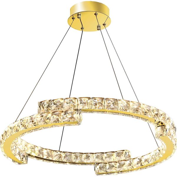 Lampada Da Soffitto Sospesa Toolight App1771-Cp Gold 60Cm-image