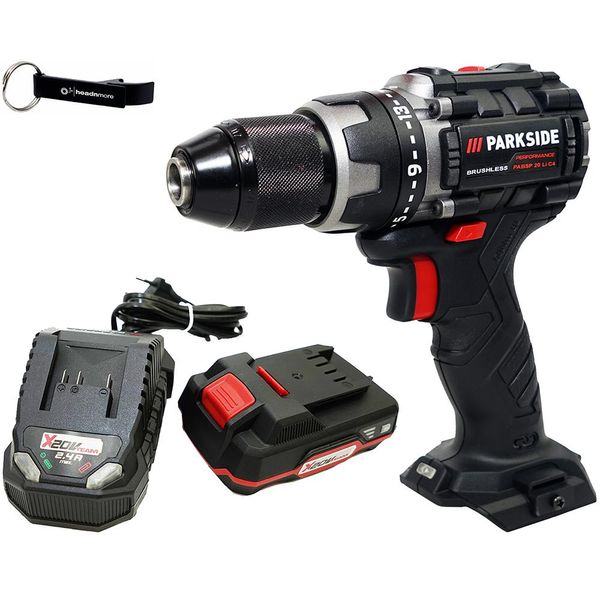 Parkside Performance® Avvitatore A Batteria Da 20 V Pabsp 20-Li / Incl. Batteria (2 Ah) E Caricabatteria (2,4 A)-image