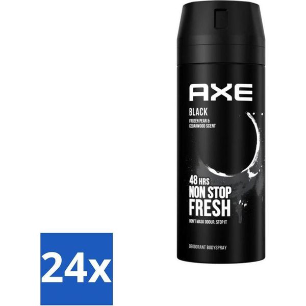 Axe Deodorant Bodyspray Nero 150 Ml - Confezione Risparmio - 24 Pezzi-image