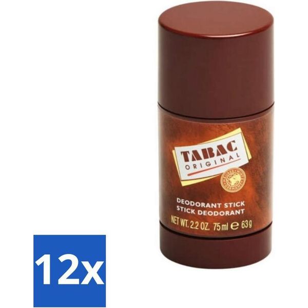 Tabac Original Deodorant Stick 75 Ml - Confezione Risparmio - 12 Pezzi-image