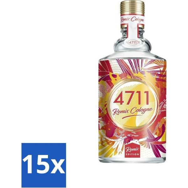 4711 - Remix Cologne - Eau De Cologne Spray - Pompelmo - Unisex - 100 Ml - Confezione Risparmio - 15 Pezzi-image