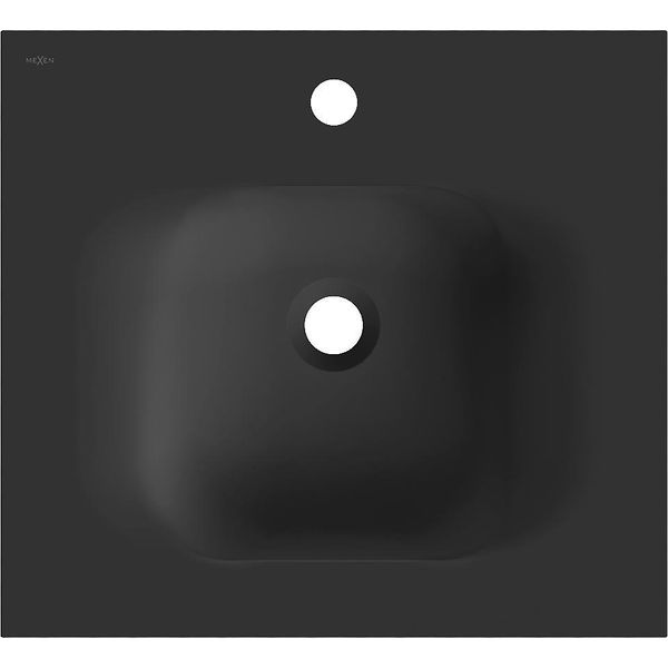 Mexen Vela Lavabo Da Incasso 51 X 46,5 Cm, Nero Opaco - 25235071-image
