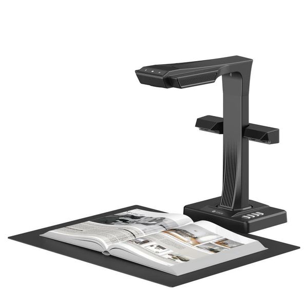 Czur Et Max (ET26 Pro) Scanner Professionale Per Libri | Fotocamera Da 38MP, 410 Dpi, Luci Laterali, Tecnologia Laser, Ocr, Hdmi, Compatibile Con Windows/Mac/Linux-image