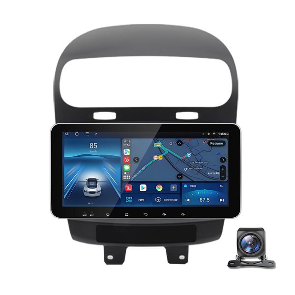 10.33" Android 15 Carplay Autoradio Per Fiat Freemont 2012-2020 Gps Navi Wifi Bt Dab+ Swc Usb Dsp 4GB+64GB"-image