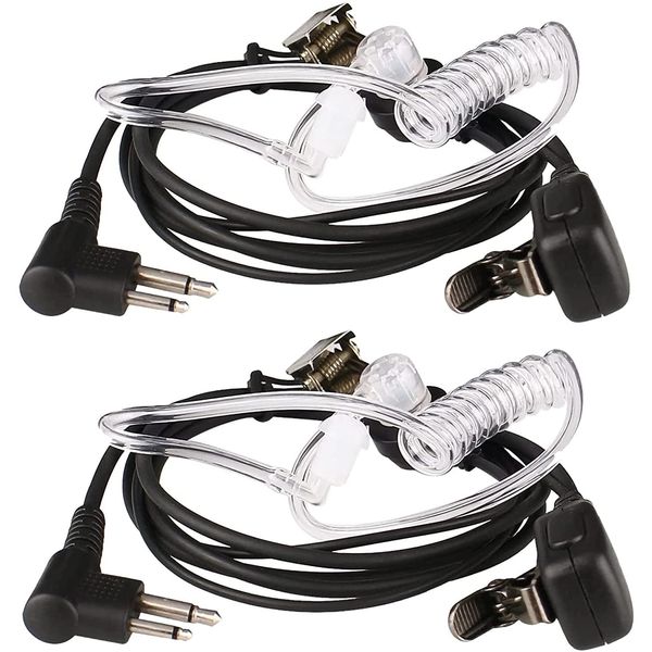 Retevis M001 Cuffia Radio Ricetrasmittente Con Copriauricolari A 2 Pin Con Tubo Acustico (2 Pz.)-image