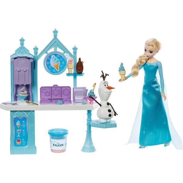 Disney La Regina Dei Ghiacci Giocattolo Elsa E Il Chiosco Dei Gelati Di Olaf-image