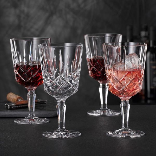 Nachtmann Vorteilset 2 X 4 StüCk Noblesse Cocktail/Weinglas Set/4 104247 Und Geschenk + Spende-image