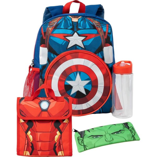 Avengers - Set Di Zaini NS7501 (Taglia Unica) (Blu/Rosso/Verde)-image