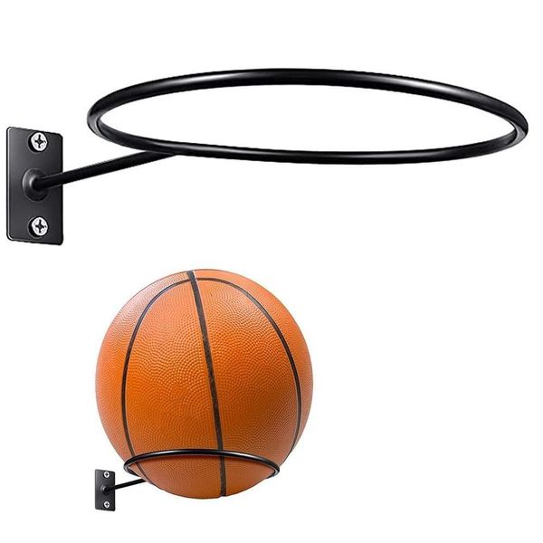Inf Portapalle Da Parete / Portapalle Per Palloni Da Basket E Da Calcio-image