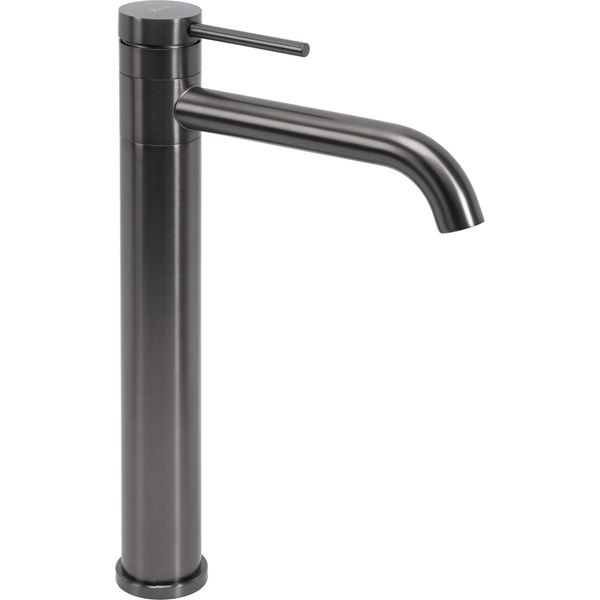 Rubinetto Da Bagno Rea Lungis Gun Grey Super High-image