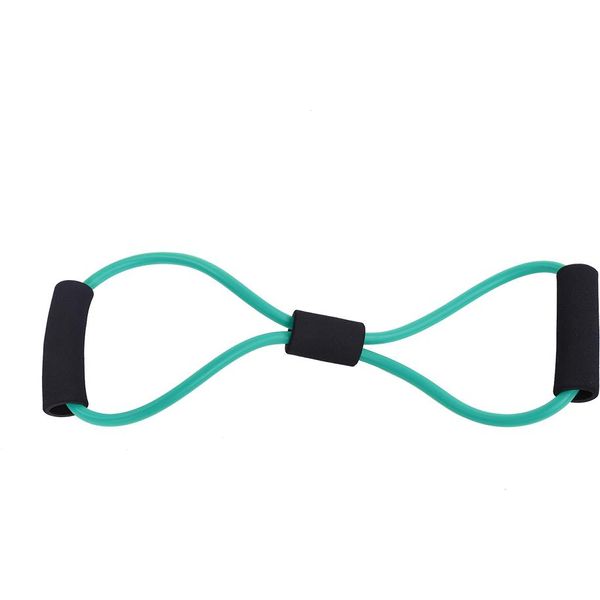 Elastico Di Resistenza -Tubo Di Corda Per Allenamento -Allenamento Fitness -Esercizi Per Palestra Yoga (Verde)-image