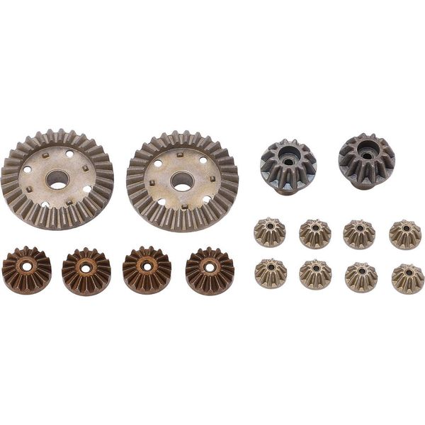 Set Di Ingranaggi Del Differenziale, Lega Di Polvere, Per Auto Rc Wltoys 144001/144002/124016-124019-image
