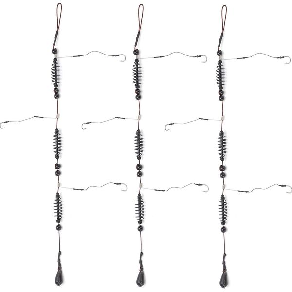 Esca Artificiale Esca Pesca Gancio Gabbia Filo Cesto Set E Alimentatore Tackle20G-image