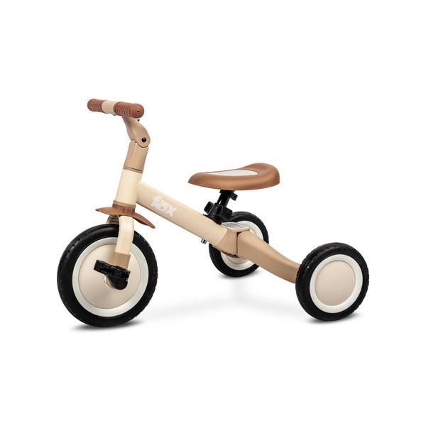 Toyz, Triciclo Balance Bike Per Bambini, Bici Per Bambini 4In1, Triciclo, Due Ruote, Fox, Beige-image
