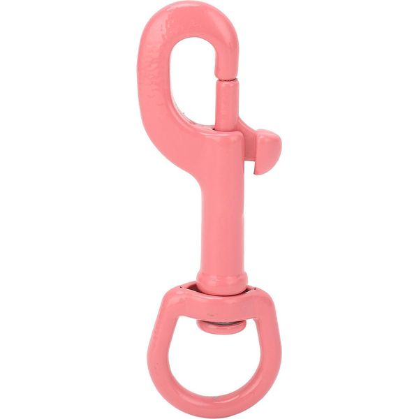 Gancio A Scatto Con Occhiello Girevole 90 Mm In Acciaio Inox 316 Di Grado Marino A Un'estremità -Trigger -Clip Per Immersioni Portachiavi Pet -LEASEN -Camera -Strap Rosa-image
