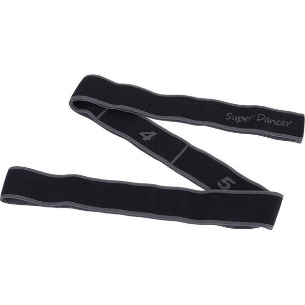Banda Di Resistenza Yoga Danza Latina Elastico Stretching Cintura Fitness Esercizio Tirare Cinghia (Grigio)-image