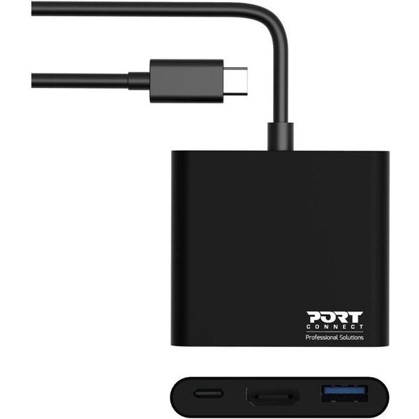 Port 900140 Port Docking Mini Type C Hdmi + USB3 + USB-C Pd-image