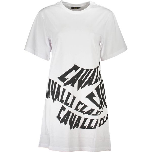 Cavalli Class Abito Donna Tessile Bianco SF21229 - Taglia: S-image