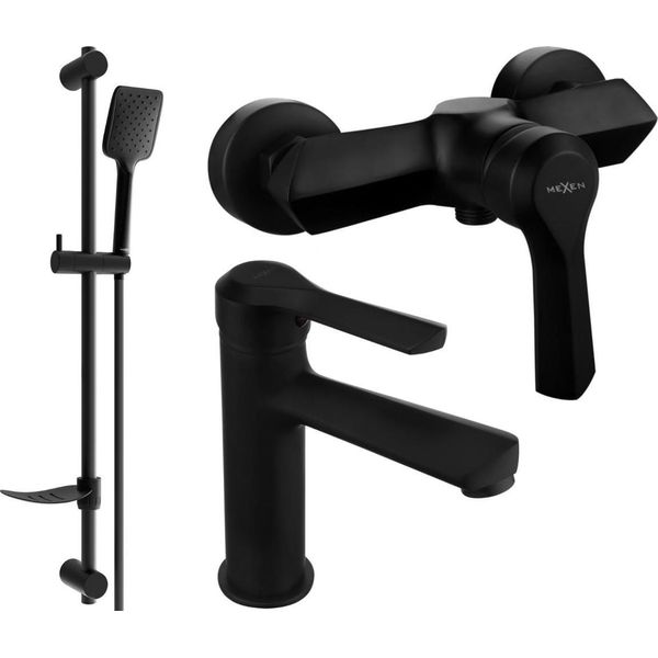 Mexen Sabre DF62 Set Doccia, Nero - 72104DF62-70-image