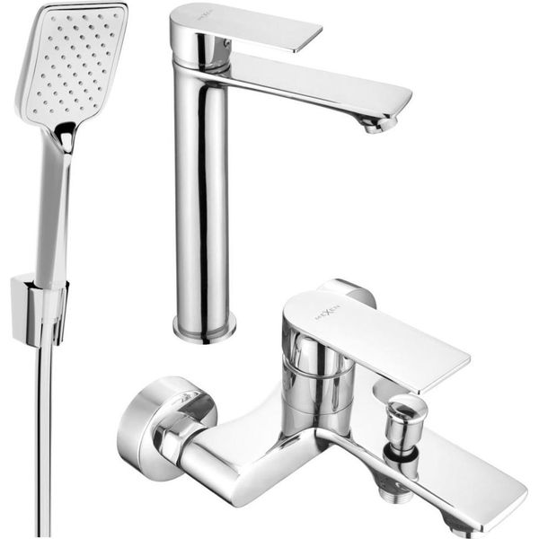 Mexen Royo R62 Set Da Bagno, Cromato - 72213R62-00-image