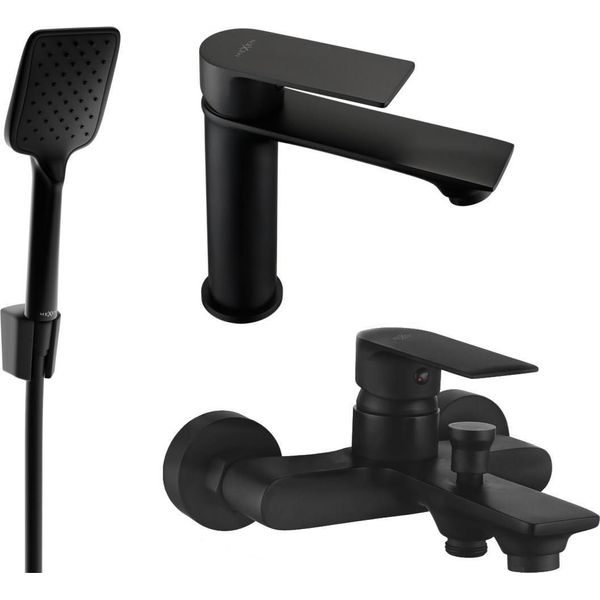Mexen Royo R62 Set Da Bagno, Nero - 72203R62-70-image