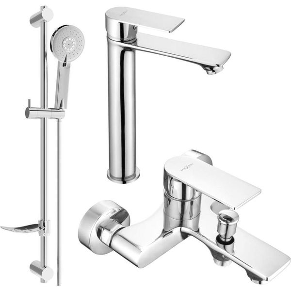 Mexen Royo DF40 Set Da Bagno, Cromato - 72213DF40-00-image