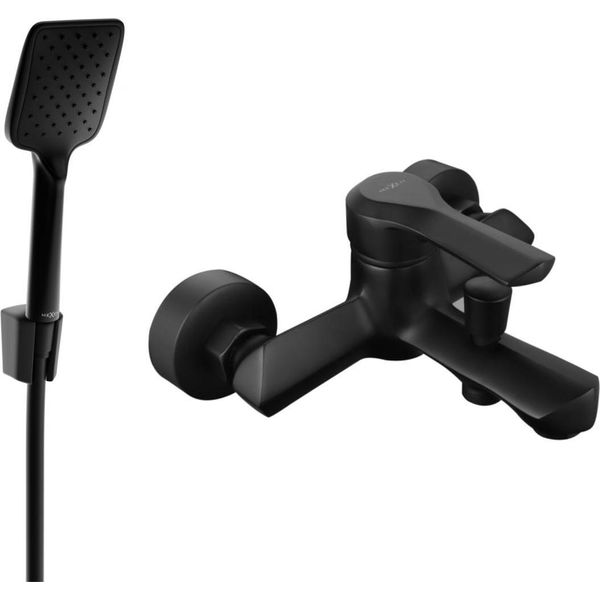 Mexen Sabre R62 Rubinetteria Da Vasca Con Set Doccia, Nero - 7213R62-70-image