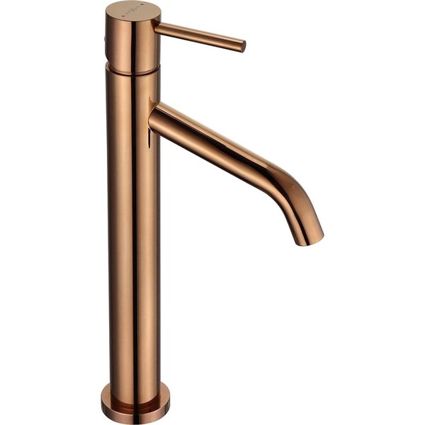 Mexen Rumba Rubinetto Lavabo Alto, Oro Rosa - 73510-60-image