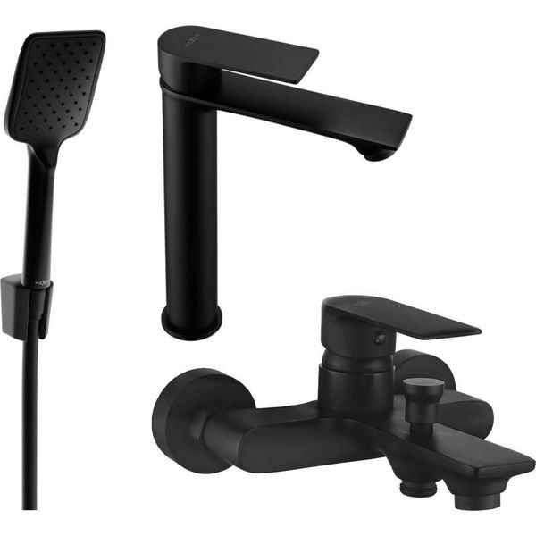 Mexen Royo R62 Set Da Bagno, Nero - 72213R62-70-image