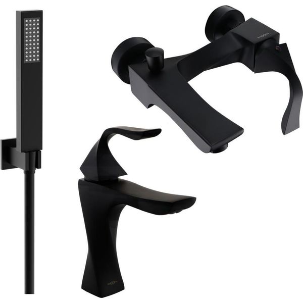 Mexen Estrella R02 Set Da Bagno, Nero - 72303R02-70-image