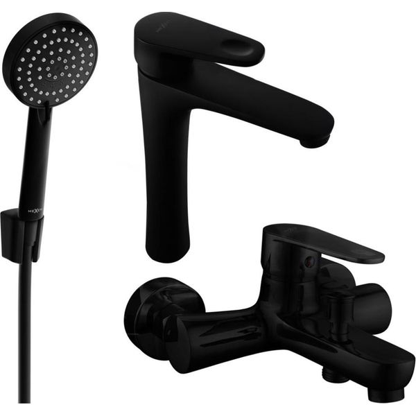 Mexen Kama R75 Set Da Bagno, Nero - 72513R75-70-image