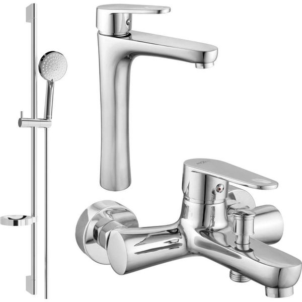 Mexen Kama DS75 Set Vasca, Cromo - 72513DS75-00-image