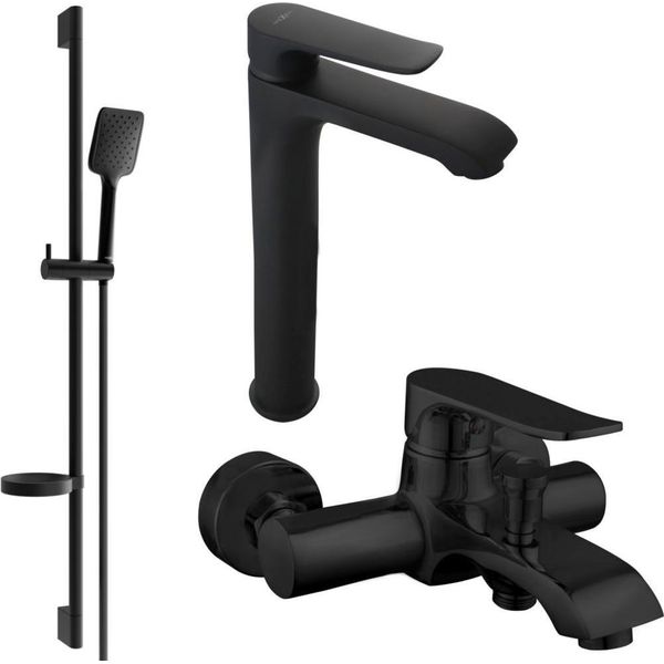 Mexen Pecos DS62 Set Da Bagno, Nero - 72713DS62-70-image