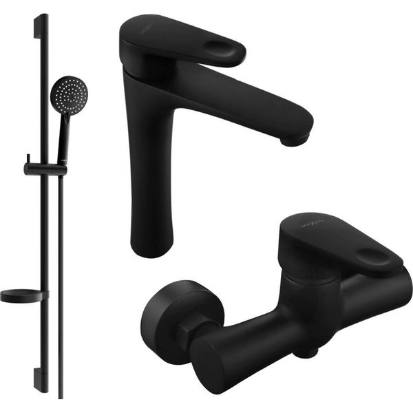 Mexen Kama DS75 Set Doccia, Nero - 72514DS75-70-image