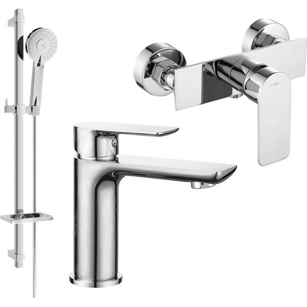 Mexen Alfa DQ40 Set Doccia, Cromo - 745704DQ40-00-image