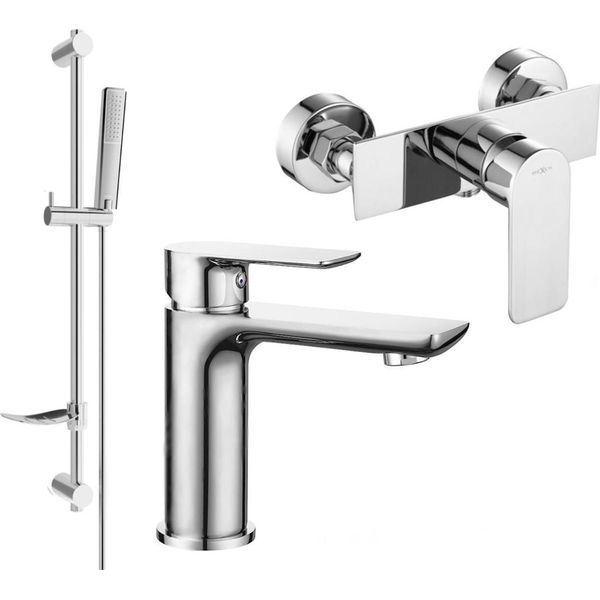 Mexen Alfa DF72 Set Doccia, Cromo - 745704DF72-00-image