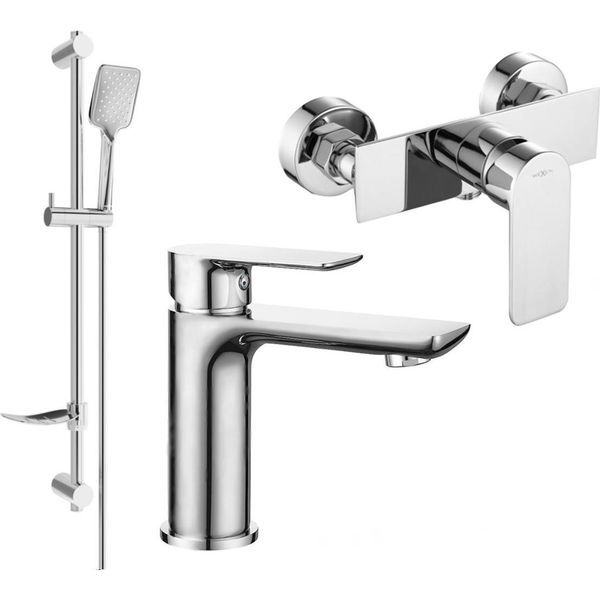 Mexen Alfa DF62 Set Doccia, Cromo - 745704DF62-00-image