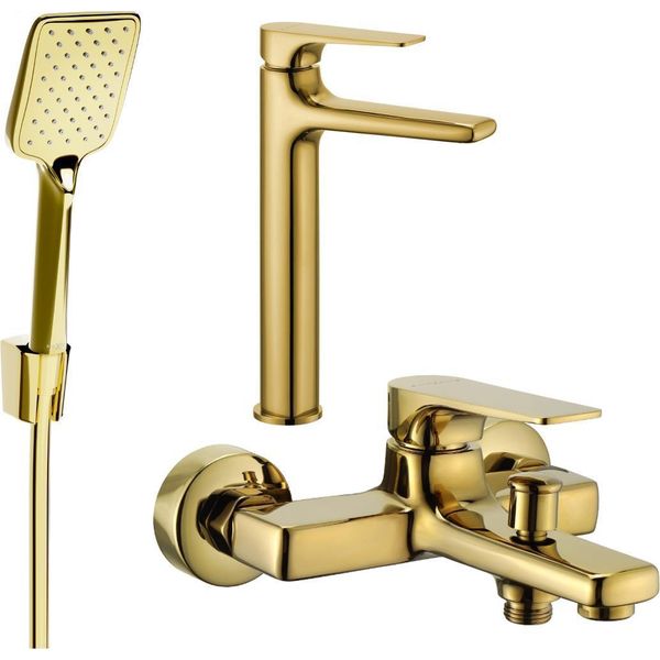 Mexen Lynx R62 Set Da Bagno, Dorato - 745913R62-50-image
