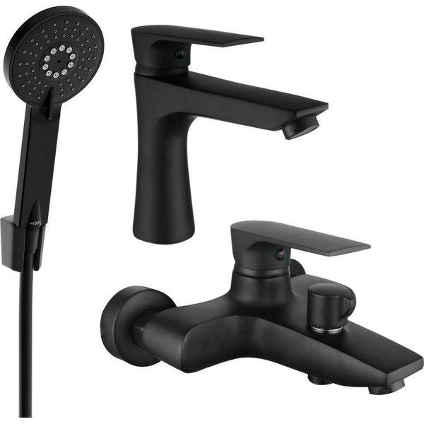 Mexen Axel R40 Set Da Bagno, Nero - 73803R40-70-image