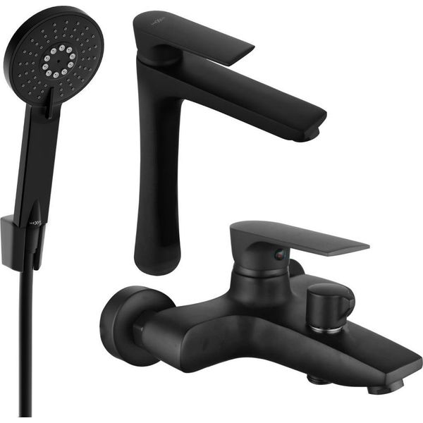 Mexen Axel R40 Set Da Bagno, Nero - 73813R40-70-image