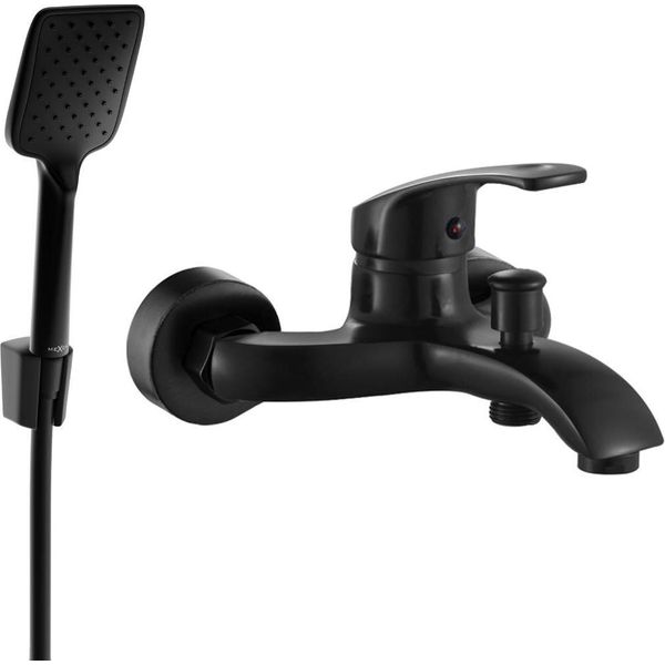 Mexen Fabia R62 Rubinetto Da Vasca Con Set Doccia, Nero - 74653R62-70-image
