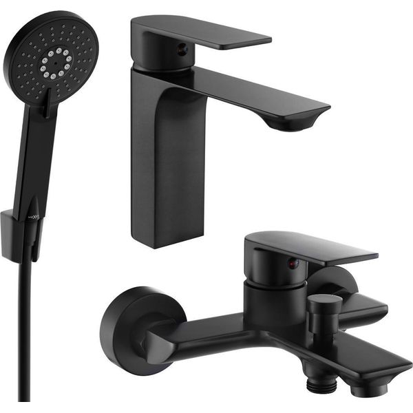 Mexen Alexa R40 Set Da Bagno, Nero - 71203R40-70-image