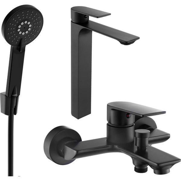Mexen Alexa R40 Set Da Bagno, Nero - 71213R40-70-image