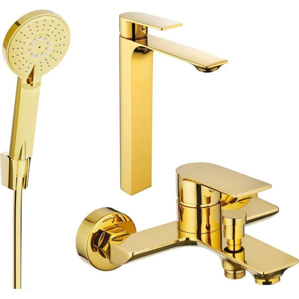Mexen Alexa R40 Set Da Bagno, Dorato - 71213R40-50-image