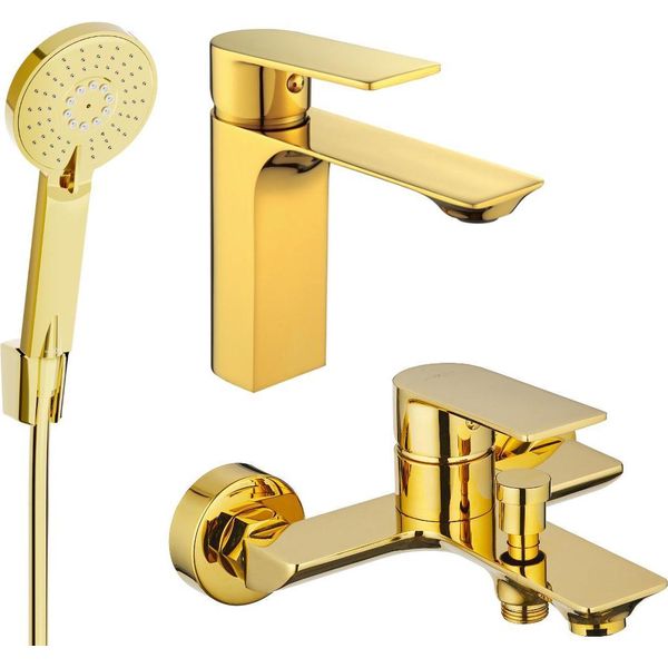 Mexen Alexa R40 Set Da Bagno, Dorato - 71203R40-50-image