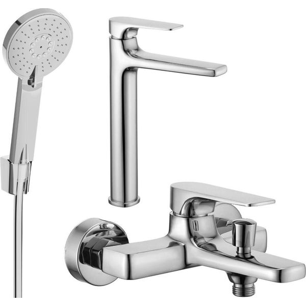 Mexen Lynx R40 Set Vasca Da Bagno, Cromo - 745913R40-00-image