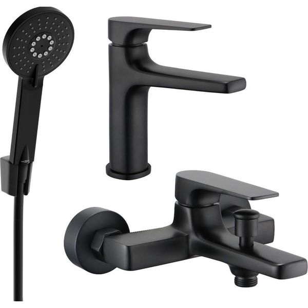 Mexen Lynx R40 Set Per Vasca Da Bagno, Nero - 745903R40-70-image