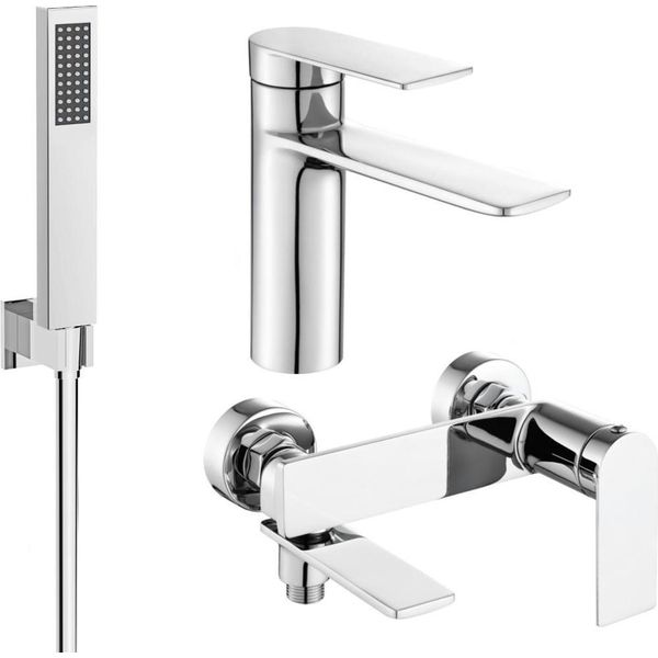 Mexen Zero R02 Set Bagno, Cromo - 71103R02-00-image