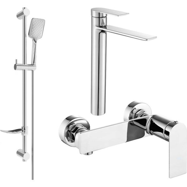 Mexen Zero DF62 Set Doccia, Cromo - 71114DF62-00-image