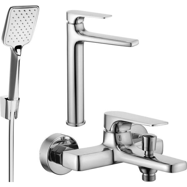 Mexen Lynx R62 Set Vasca Da Bagno, Cromo - 745913R62-00-image